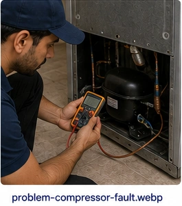 Linear Compressor inverter fault — LG's inverter linear compressor design needs specialized diagnosis, different from a standard compressor swap