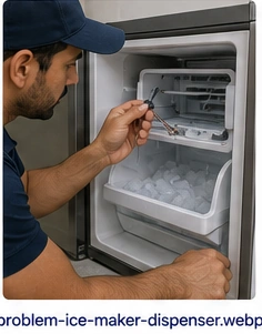Ice maker jamming — a frequently reported issue on LG French-door and side-by-side models with built-in ice makers