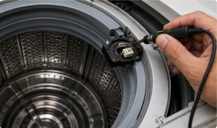 6th Sense sensor malfunction — Whirlpool's load-sensing technology can misjudge load size, affecting wash time and water levels